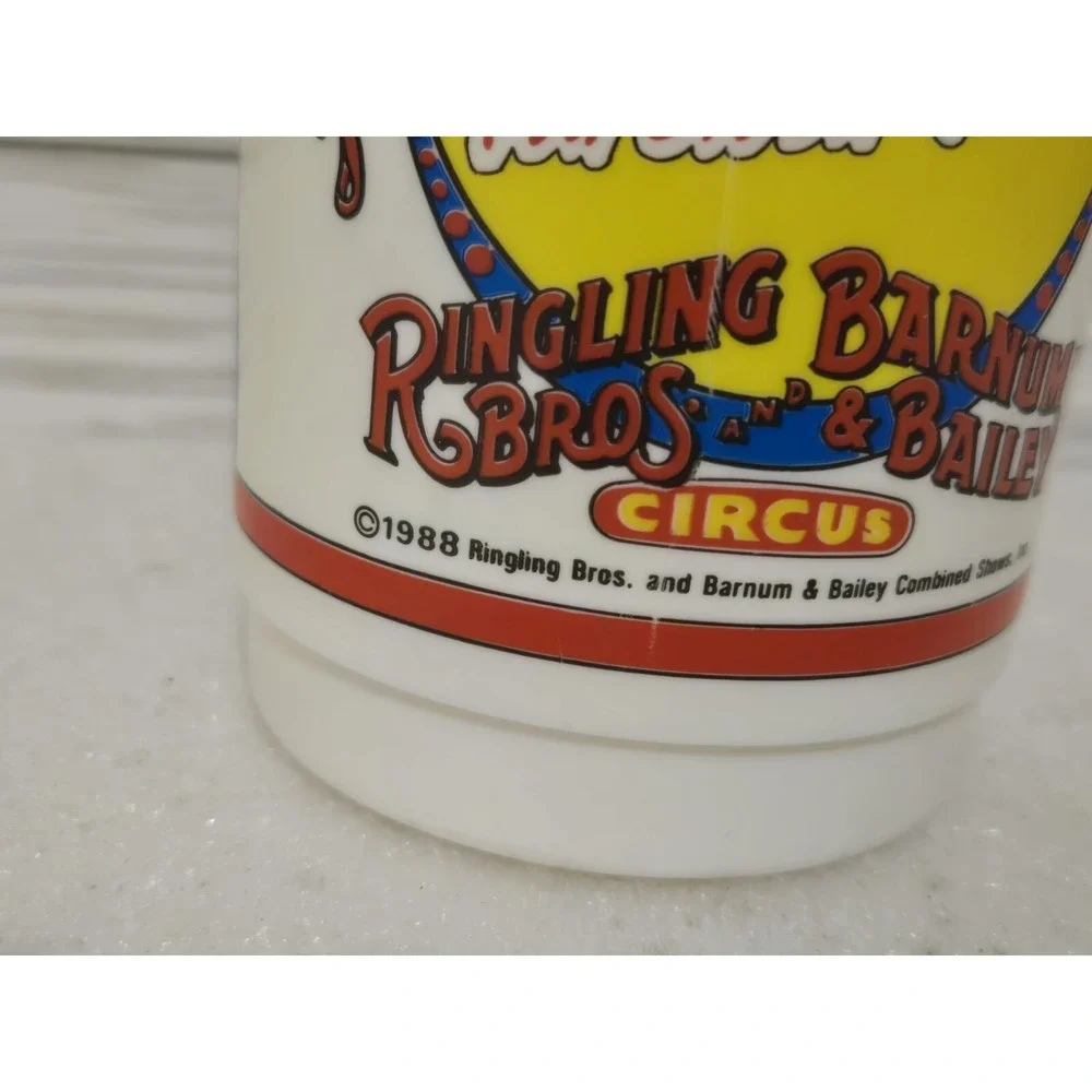 VINTAGE 1988 CIRCUS CUP FAREWELL TOUR‎ RINGLING BARNUM BROS. & BAILEY CIRCUS